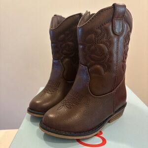 Cat & Jack Brown Kids Boots